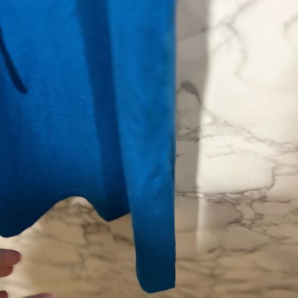 EILEEN FISHER Mock Neck Tie Waist Sleeveless Dress size S/P - Picture 6 of 10